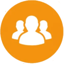 People icon representing population affected by osteoarthritis